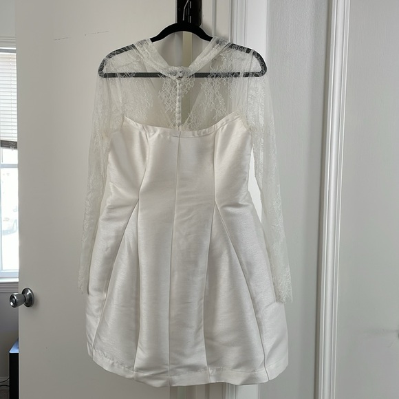 Anthropologie White Lace Dress - Picture 5 of 7